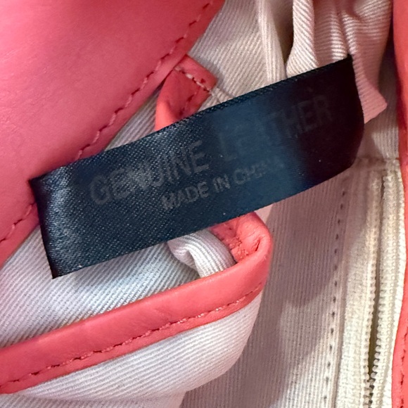 Talbots Pink Leather Shoulder Bag - Picture 3 of 8